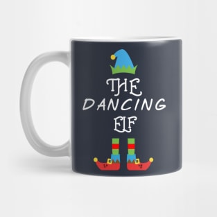 The Dancing Elf Matching Family Group Christmas Party Mug